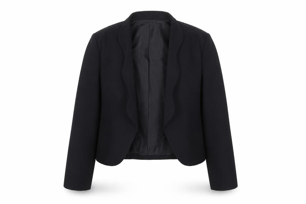 bpc Selection Women's Black Size 14 Tailored Cropped Blazer