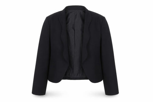 bpc Selection Women's Black Size 14 Tailored Cropped Blazer