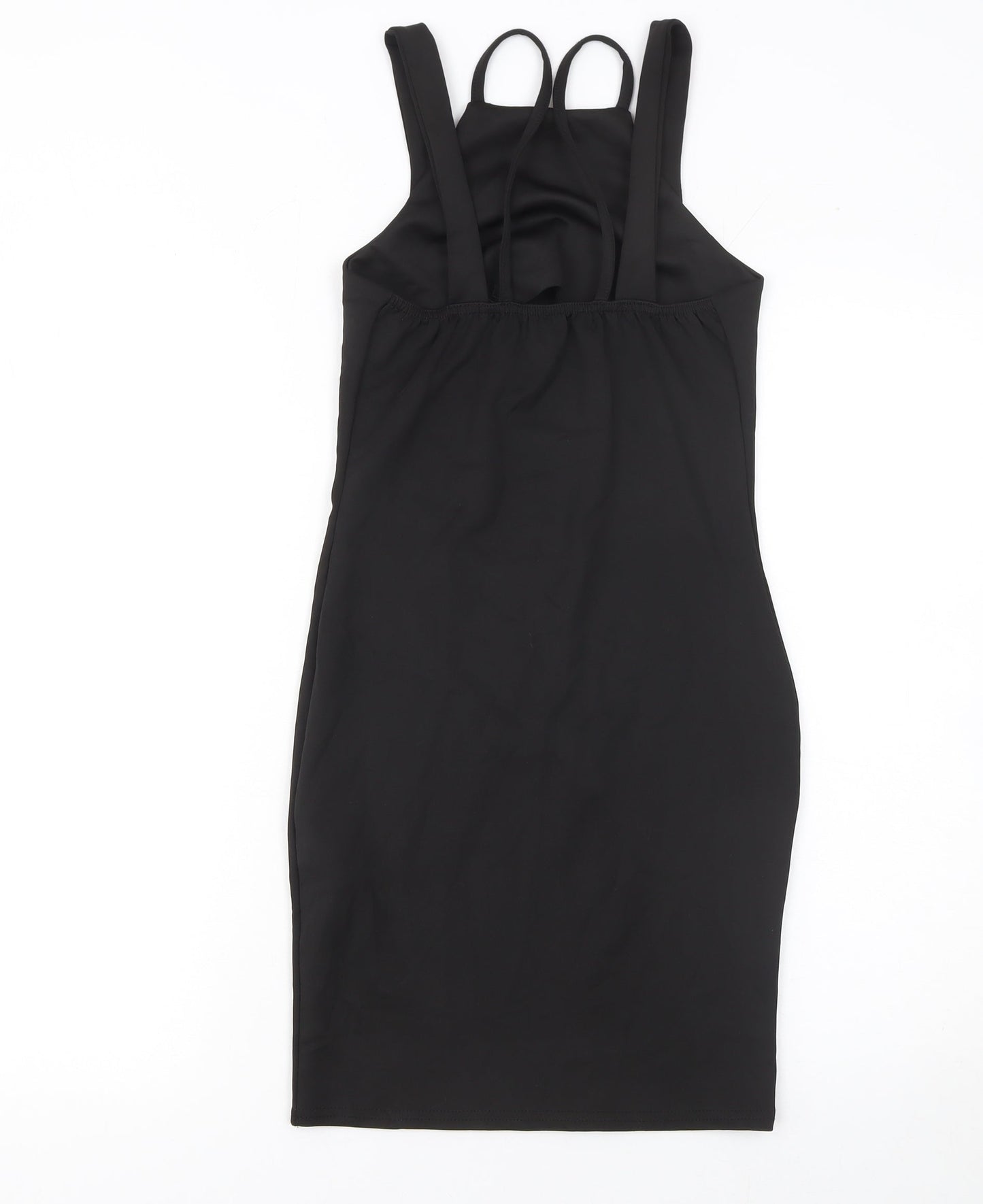 Boohoo Night Women's Black Size 6 Bodycon Sleeveless Midi Dress