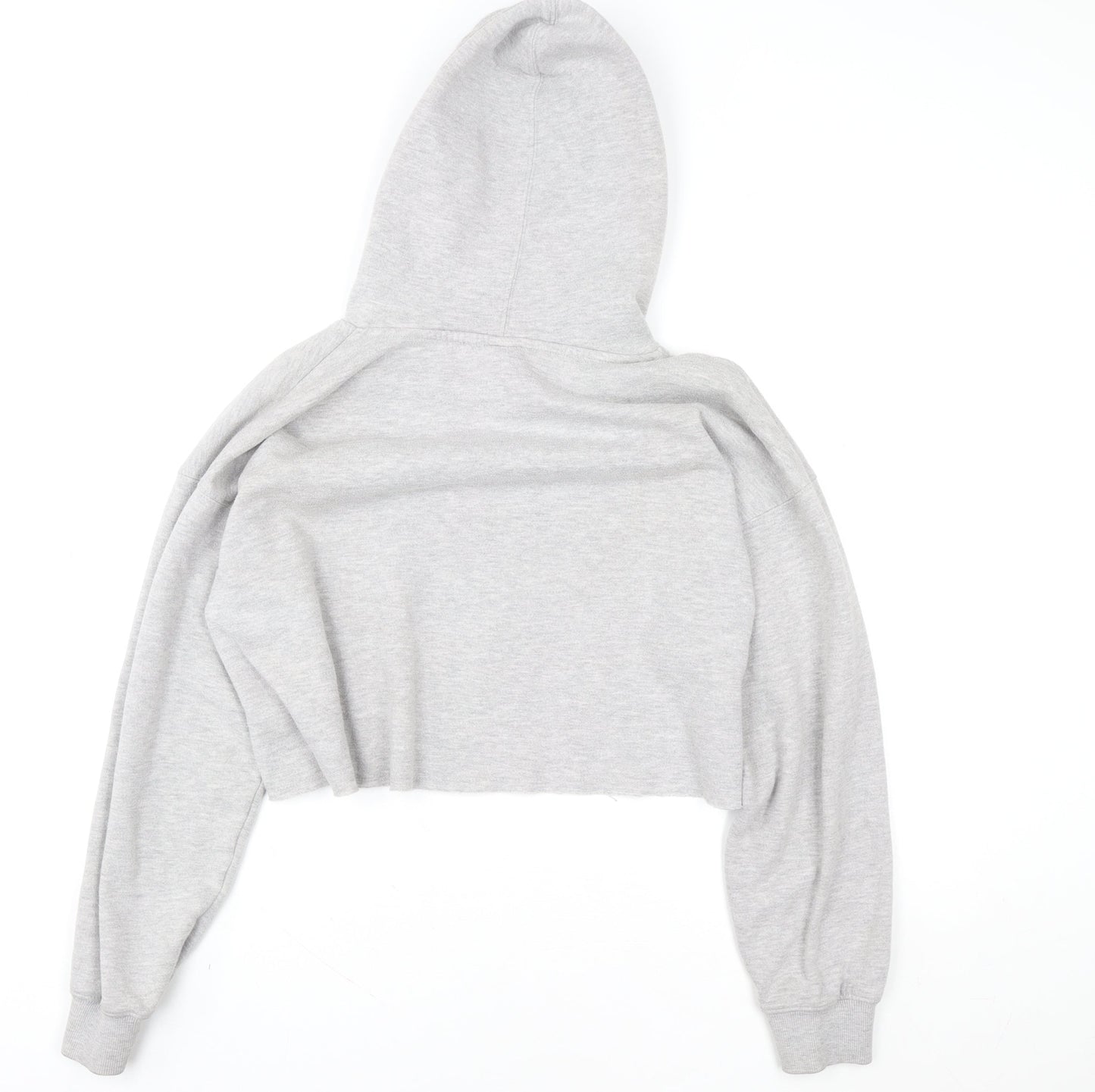 NFL Chicago Bears Womens Grey Crop Hoodie Medium Pullover