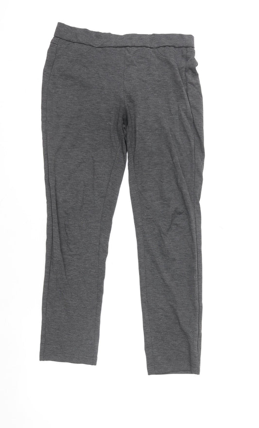 Kelly & Grace Women's Grey Jersey Jogger Trousers Size M