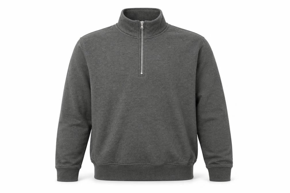 Next Men's Green 1/4 Zip High Neck Sweatshirt Size M