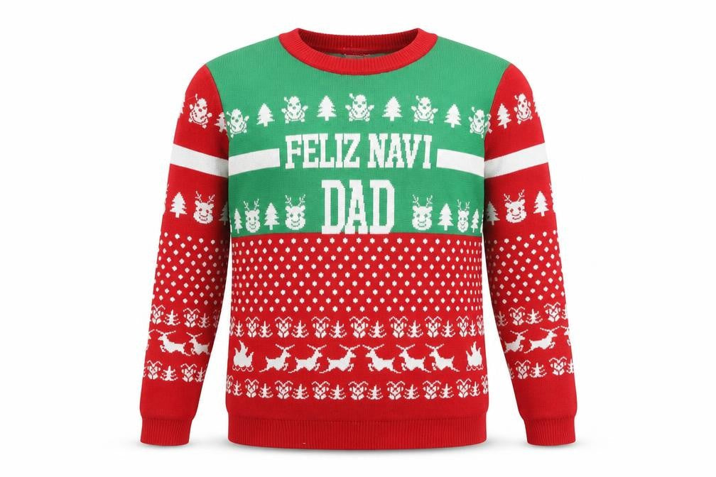 Nokkon Men's Multicoloured M Christmas Fair Isle Pullover Jumper
