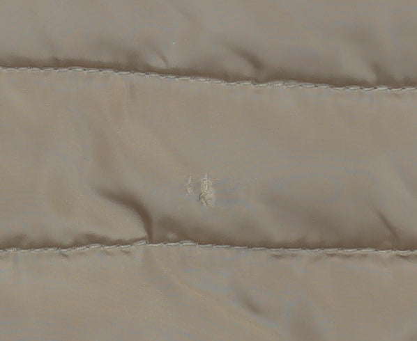 Next Women’s Brown Long Puffer Coat Size 8 Quilted Zip Winter Jacket