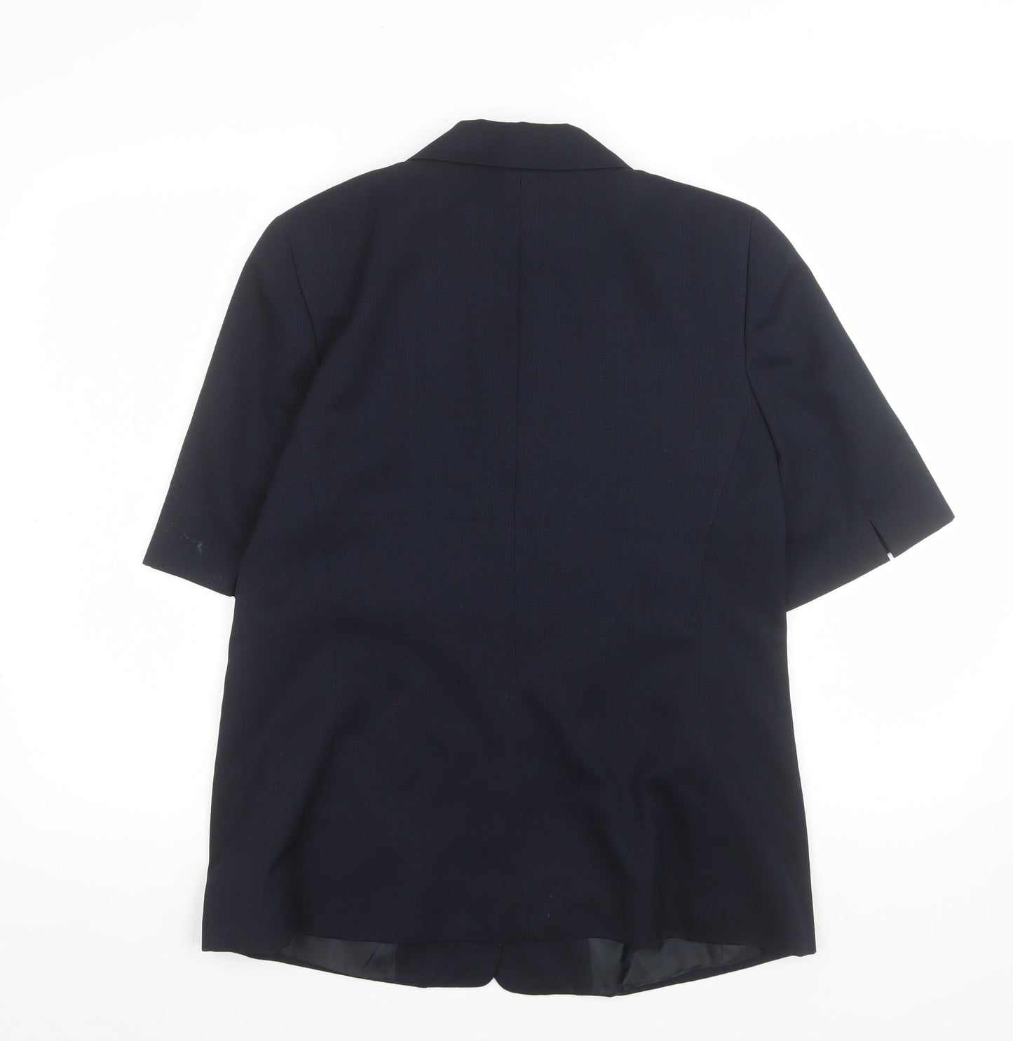 Gelco Black Short Sleeve Button-Up Shirt Size 14 Regular Fit