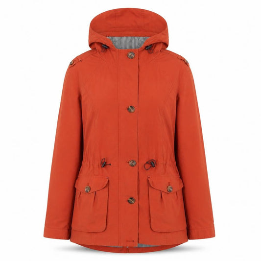 Marks & Spencer Women’s Orange Hooded Parka Jacket Size 10