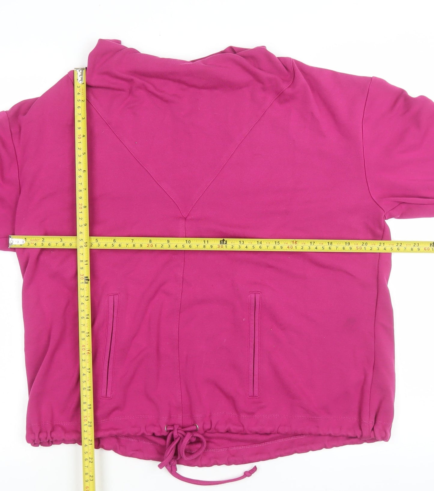 Dunnes Stores Women’s Pink Tunic Blouse L Viscose Blend Relaxed Fit