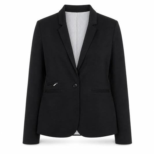 Debenhams The Collection Petite Black Single-Breasted Blazer Size 10