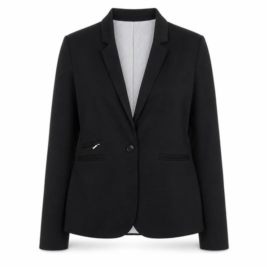 Debenhams The Collection Petite Black Single-Breasted Blazer Size 10