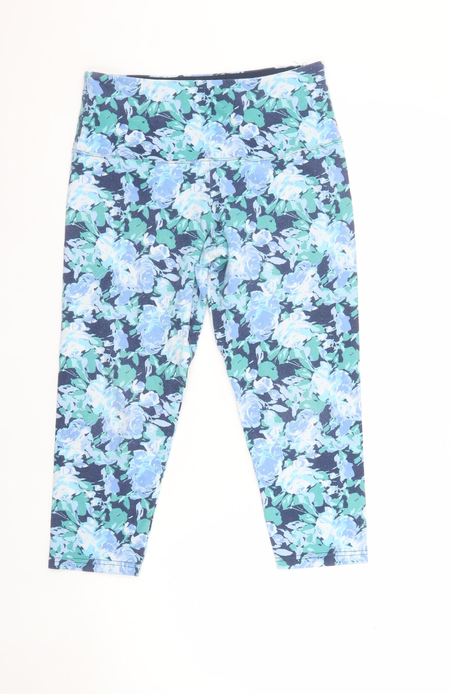 Suavé Womens Multicoloured Floral Capri Leggings Small