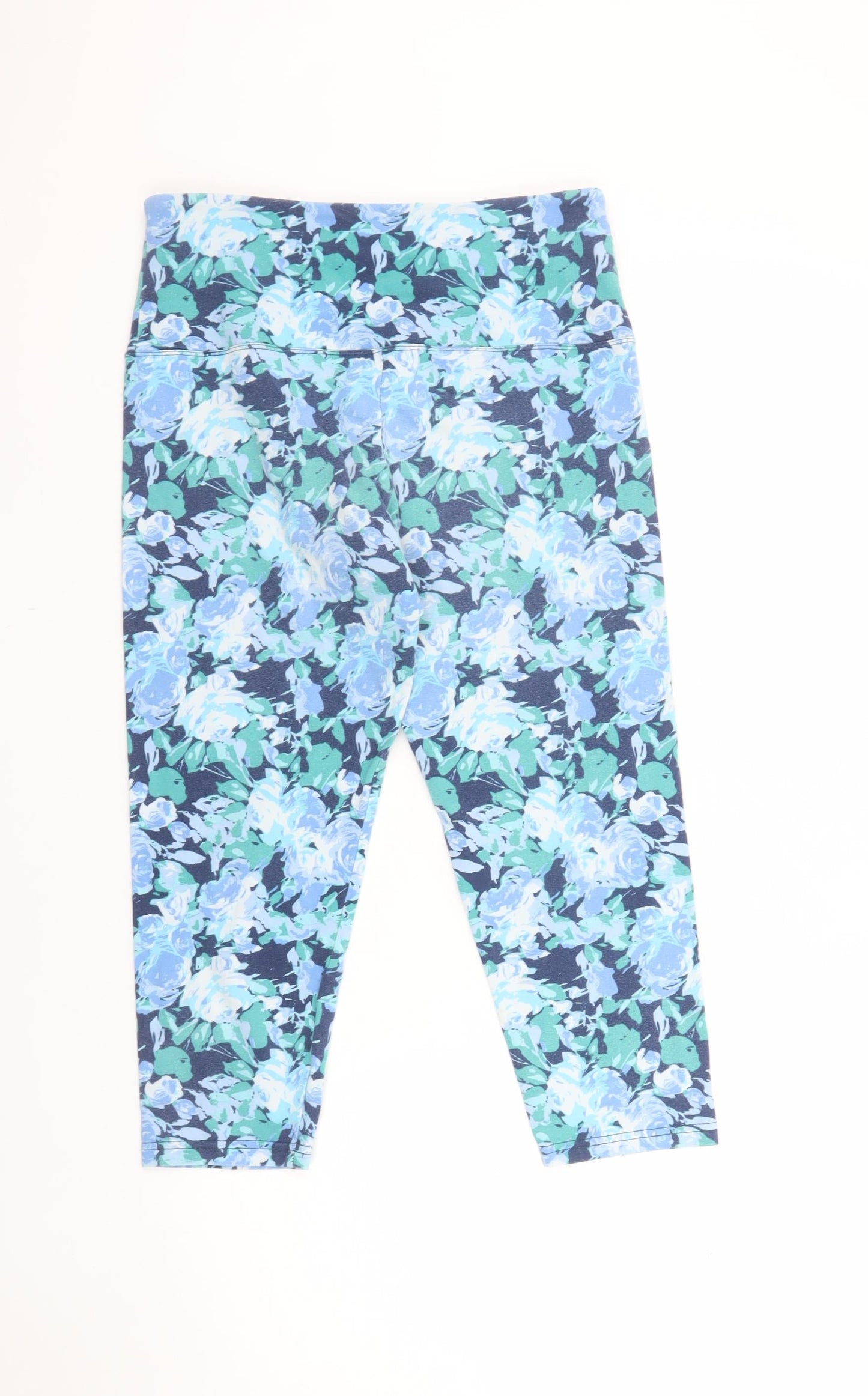 Suavé Womens Multicoloured Floral Capri Leggings Small