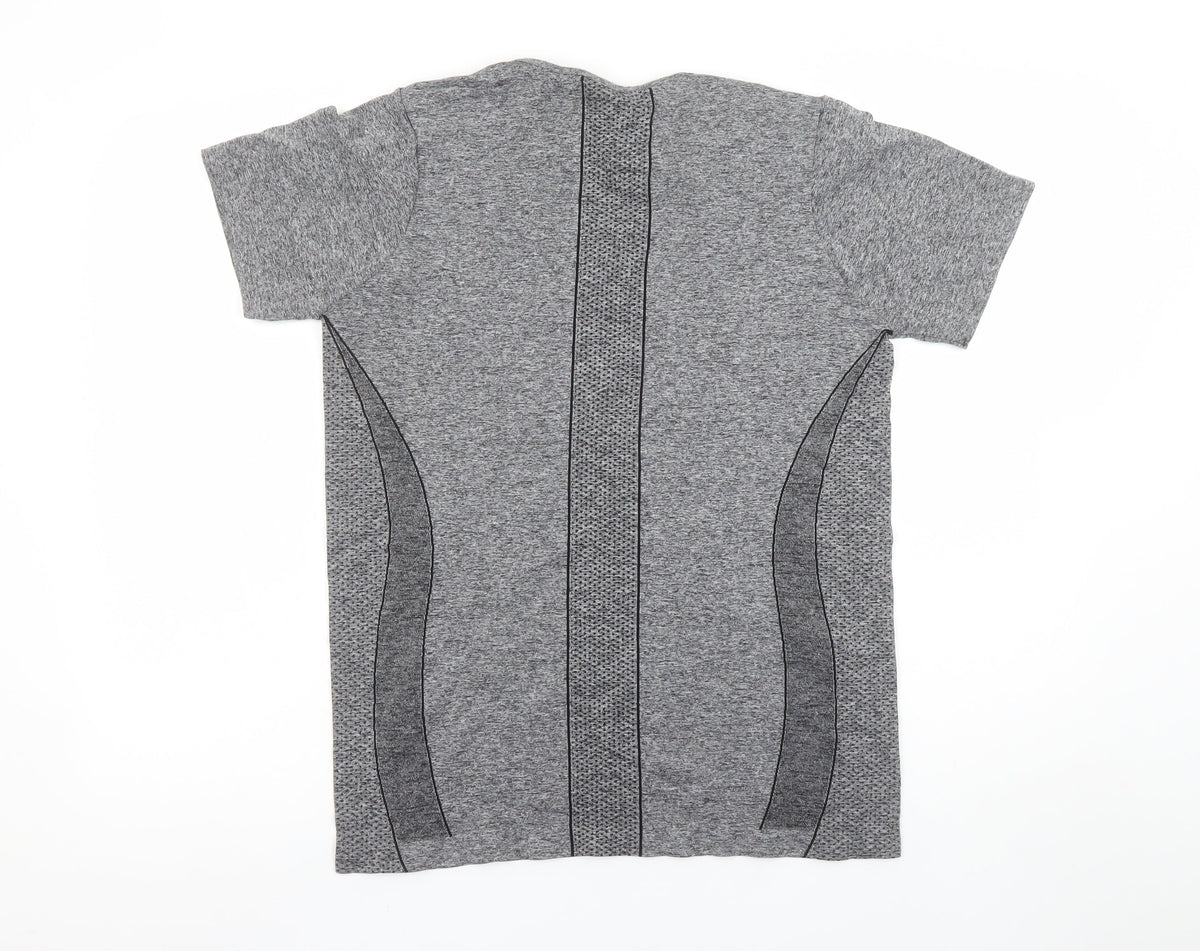 Dunnes Womens Grey Short Sleeve Active T-Shirt Size L