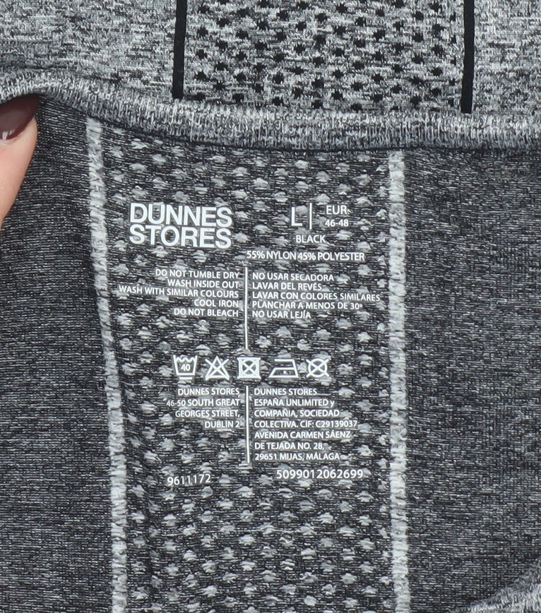 Dunnes Womens Grey Short Sleeve Active T-Shirt Size L