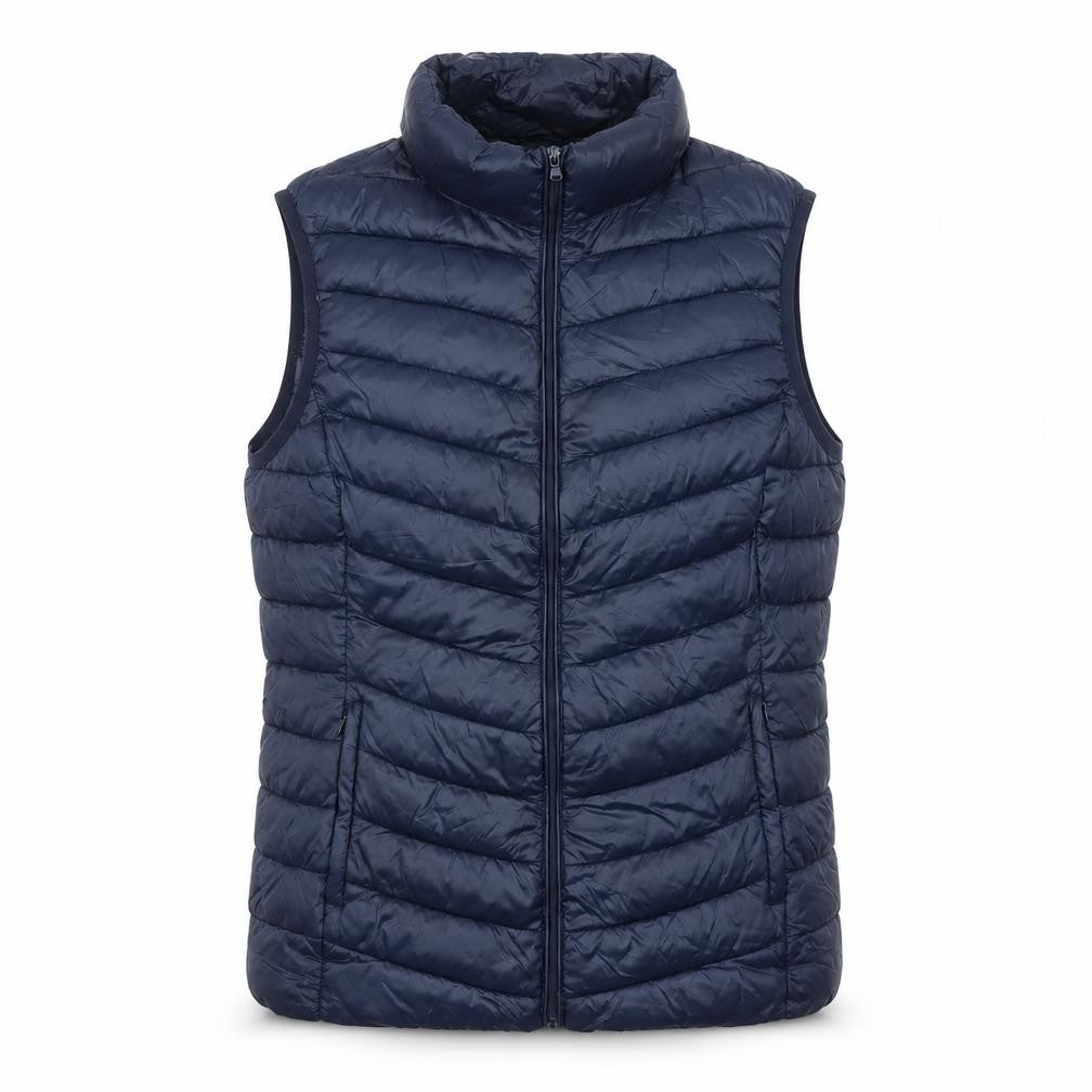 St. Bernard Men's Blue Puffer Waistcoat Medium 40in Full Zip Lightweight