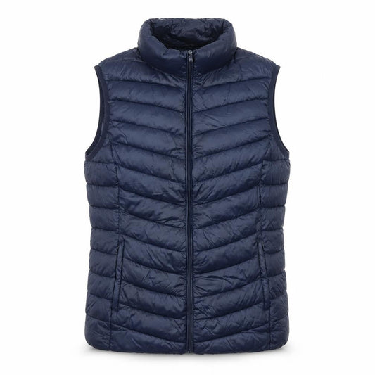 St Bernard Men's Blue Puffer Waistcoat Medium 40in Full Zip Lightweight
