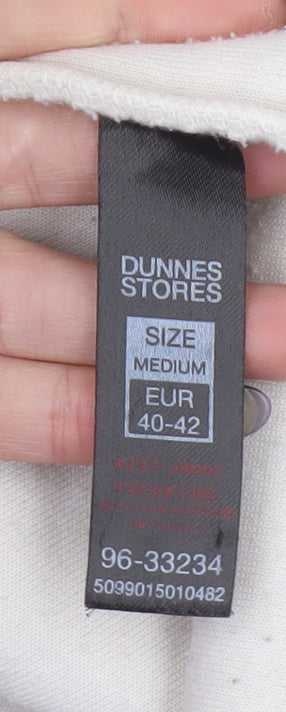 Dunnes Stores Women's Cream Fleece Pullover Sweatshirt Medium