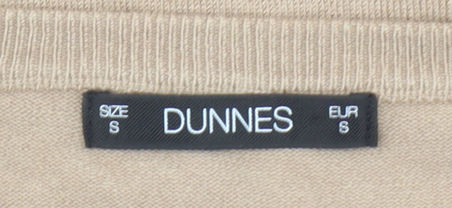 Dunnes Women’s Beige Long Sleeve Crew Neck Pullover Jumper Size S