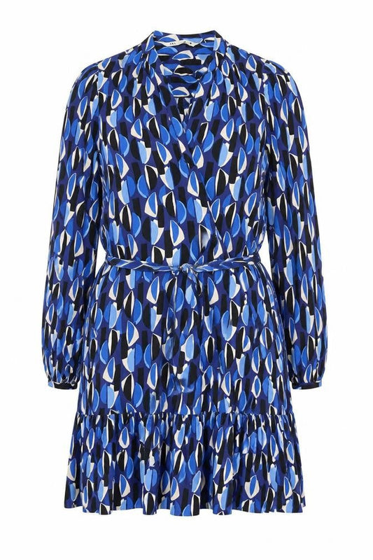 Zara Women Multicoloured Geometric Wrap Dress Size M