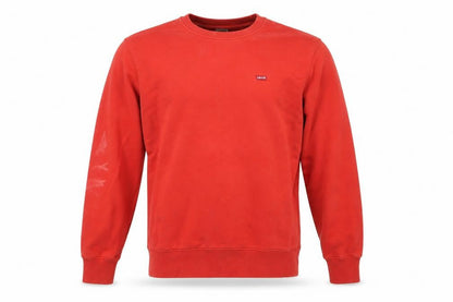 Levi's Men's Red Crew Neck Pullover Sweatshirt Size S Classic Fit