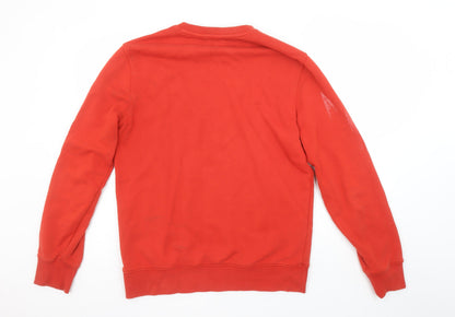 Levi's Men's Red Crew Neck Pullover Sweatshirt Size S Classic Fit