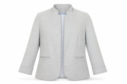 Wallis Women’s Grey Shawl Collar Blazer Jacket Size 16