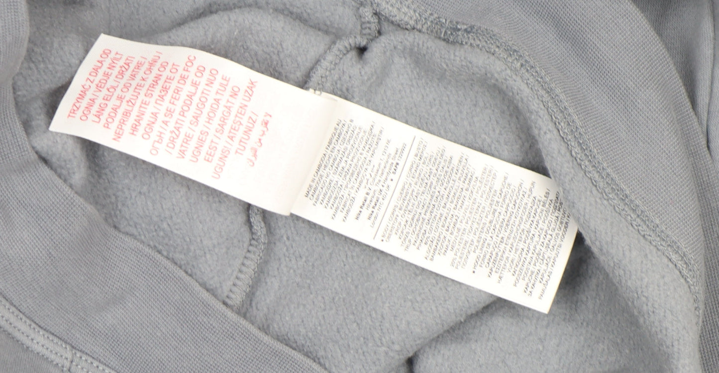 Nike Boys Grey Air Logo Pullover Hoodie XL 158-170cm Long Sleeve Fleece
