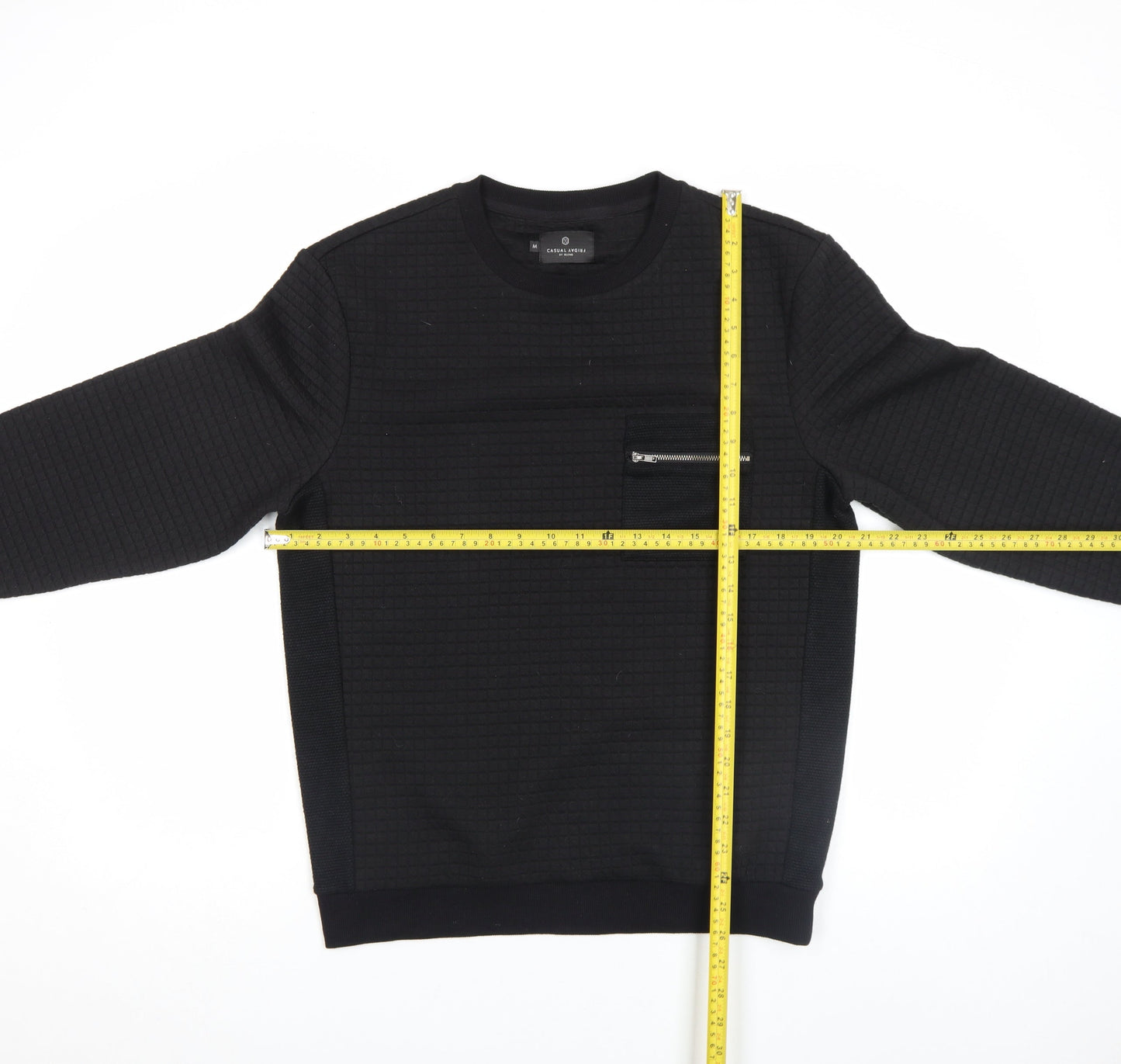 Casual Friday by Blend Men's Black Crew Neck Sweatshirt M Regular Fit