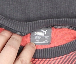Puma Boys Grey Manchester City Pullover Sweatshirt 13-14 Years