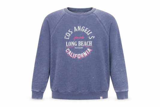 Next Men Blue Los Angeles California Graphic Sweatshirt L