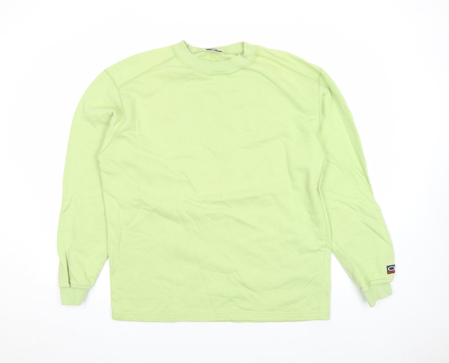Activewear Women's Green Medium Crew Neck Pullover Sweatshirt