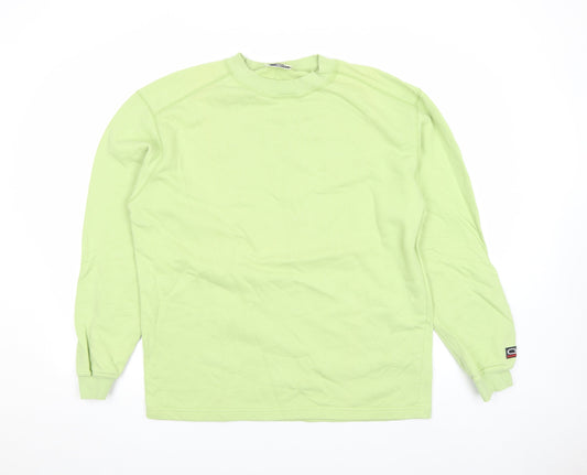 Activewear Women's Green Medium Crew Neck Pullover Sweatshirt