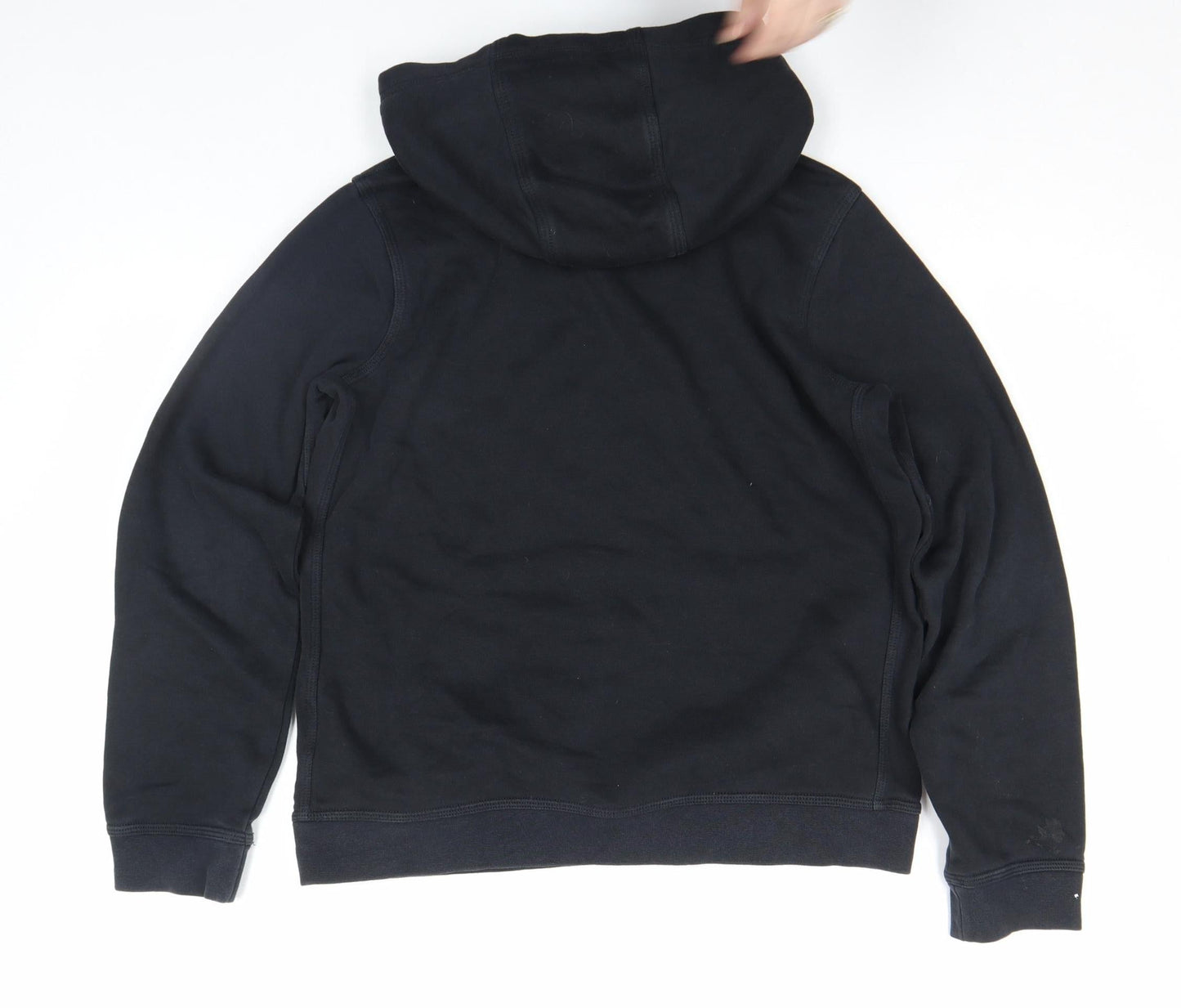 Nike Boys Black Pullover Hoodie 15-16 Years Fleece Logo Sportswear
