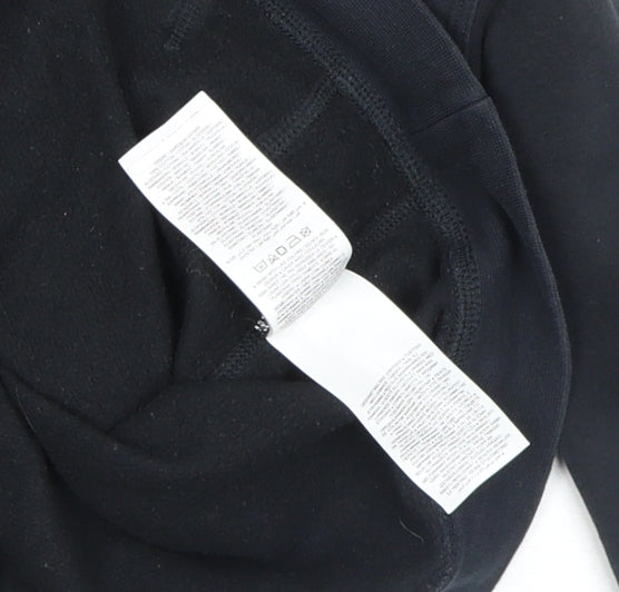 Nike Boys Black Pullover Hoodie 15-16 Years Fleece Logo Sportswear
