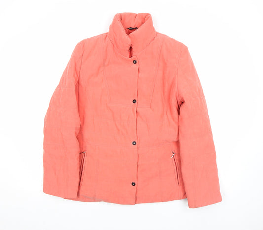 Concept K Women Pink Polyester Puffer Jacket Size 12
