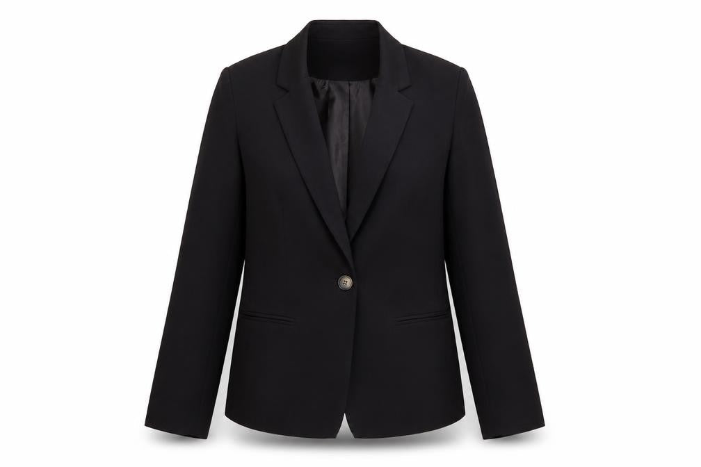 Select Women's Black Size 10 Single-Breasted Blazer Jacket
