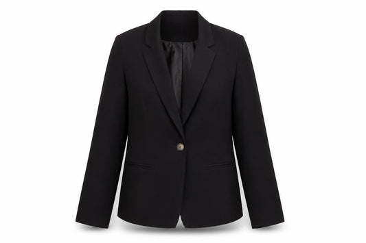 Select Women's Black Size 10 Single-Breasted Blazer Jacket