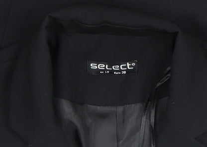 Select Women's Black Size 10 Single-Breasted Blazer Jacket