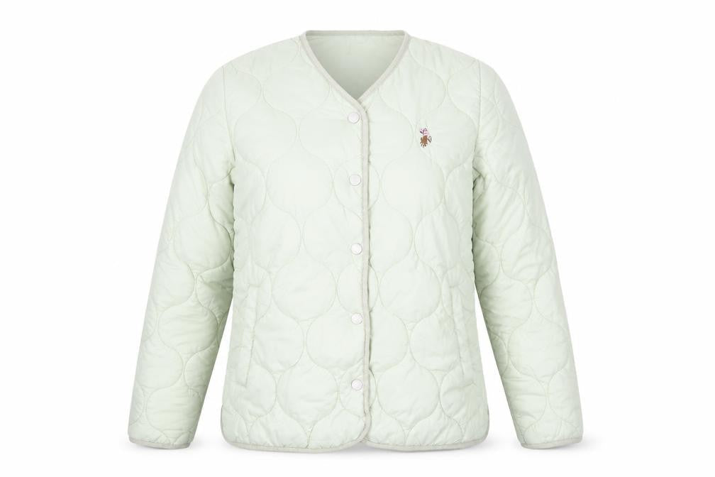 U.S. Polo Assn. Womens Green XS Quilted Lightweight Jacket