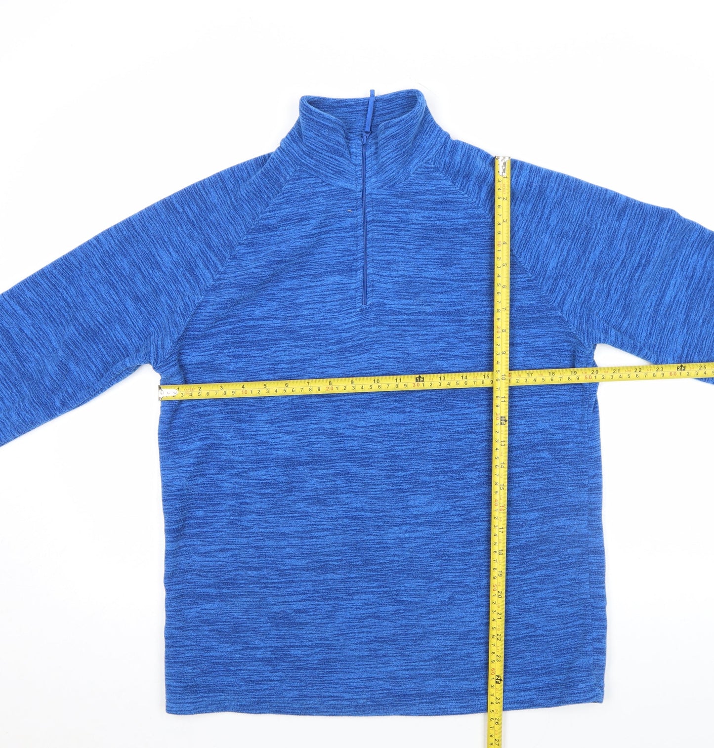 Mountain Warehouse Men's Blue 1/2 Zip Fleece Sweatshirt Size S