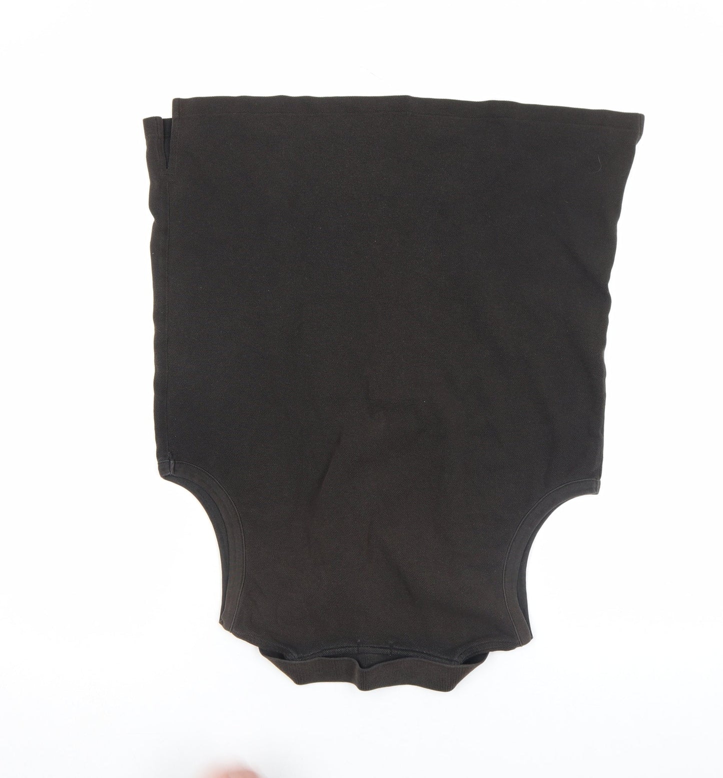 J.Crew Women's Black Cotton Sleeveless Polo Shirt M