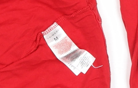 Primark Men's Red #TeamSanta Long Sleeve Christmas Top Size M