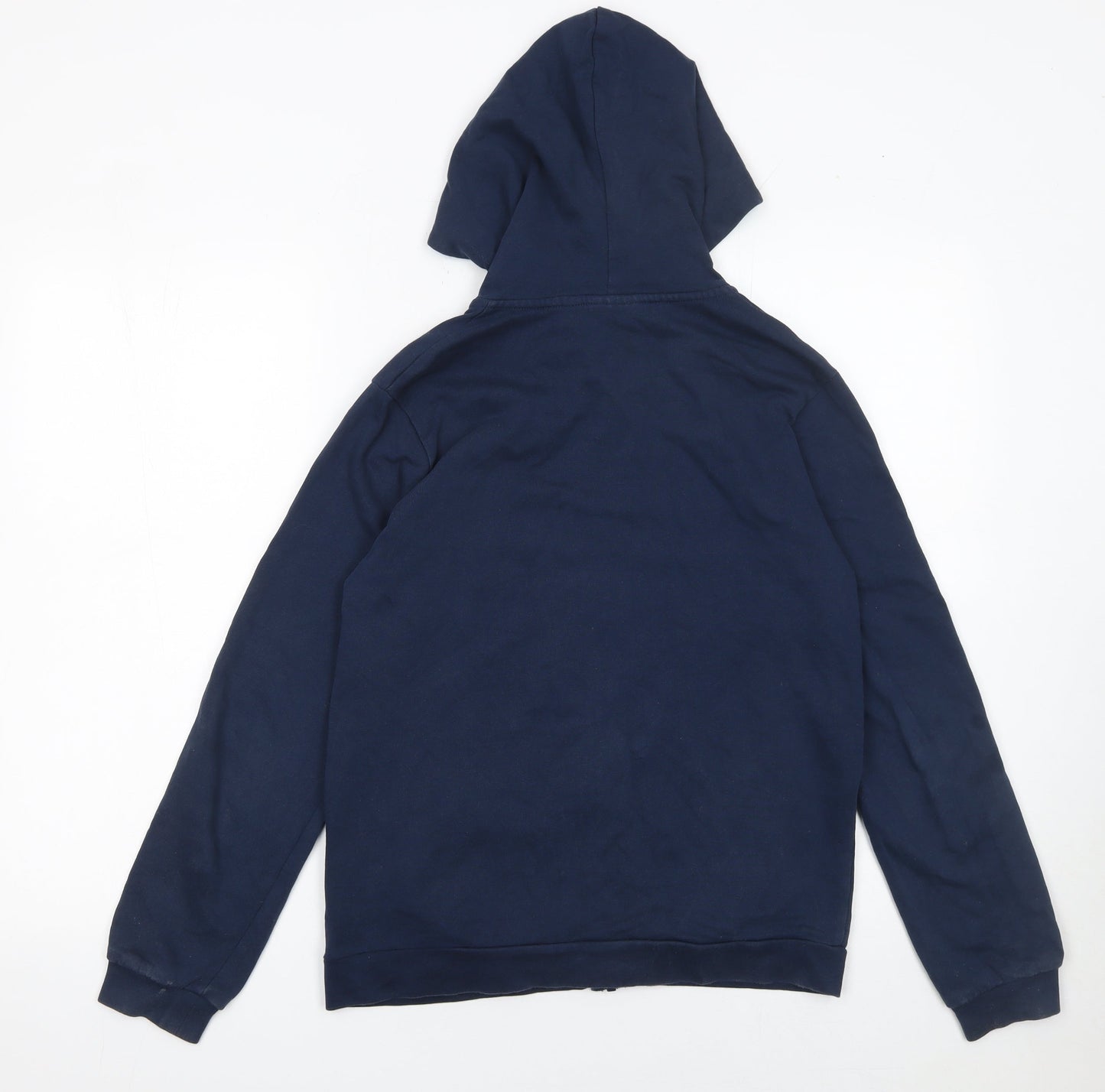 UBS2 Boys Blue Full Zip Graphic Hoodie 14 Years 164cm Cotton Casual