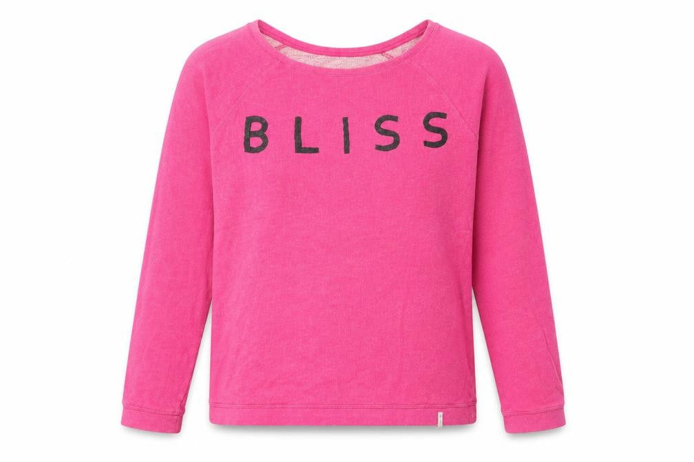 O'Neill Women Pink Bliss Pullover Sweatshirt Size L Cotton Casual