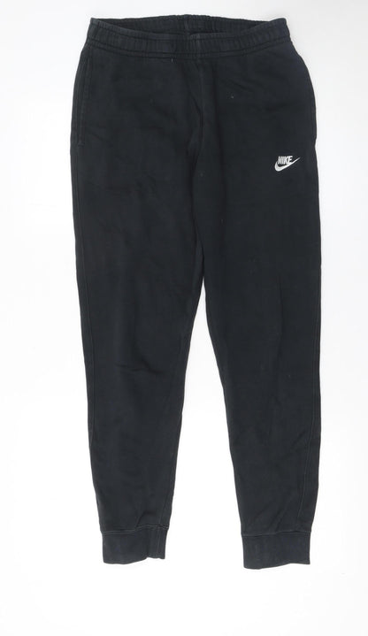 Nike Men's Black Small Jogger Sweatpants Cotton Blend