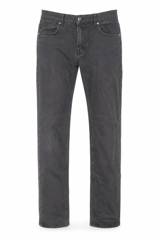 H&M Mens Grey Slim Fit Straight Jeans Size 30 Regular Comfort Stretch Denim