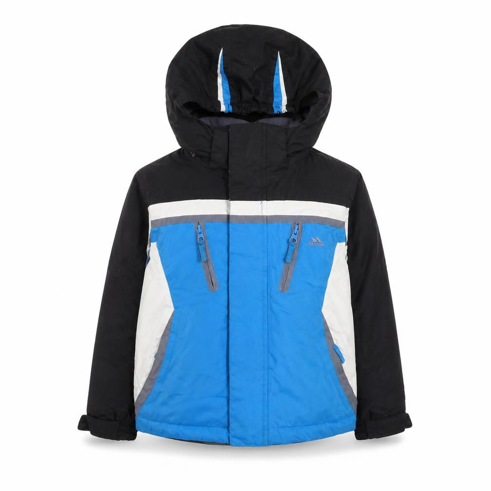 Trespass Boys Blue Waterproof Winter Puffer Jacket 3-4 Years