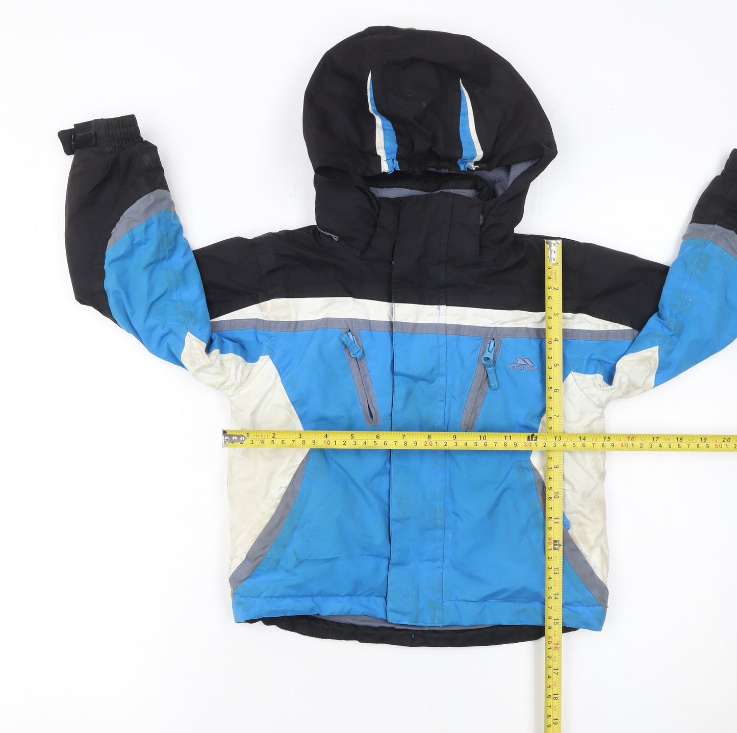 Trespass Boys Blue Waterproof Winter Puffer Jacket 3-4 Years