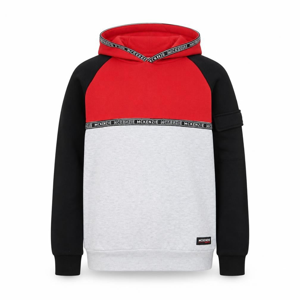 McKenzie Boys Multicoloured Pullover Hoodie 12-13 Years Colourblock Fleece