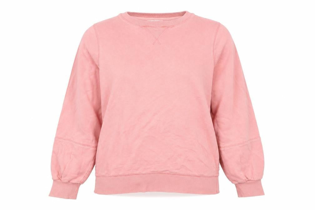 Joules Womens Pink Cotton Blend Crew Neck Pullover Sweatshirt UK 10
