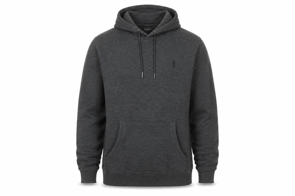 Next Men's Grey Pullover Hoodie Size M Regular Fit Cotton Blend